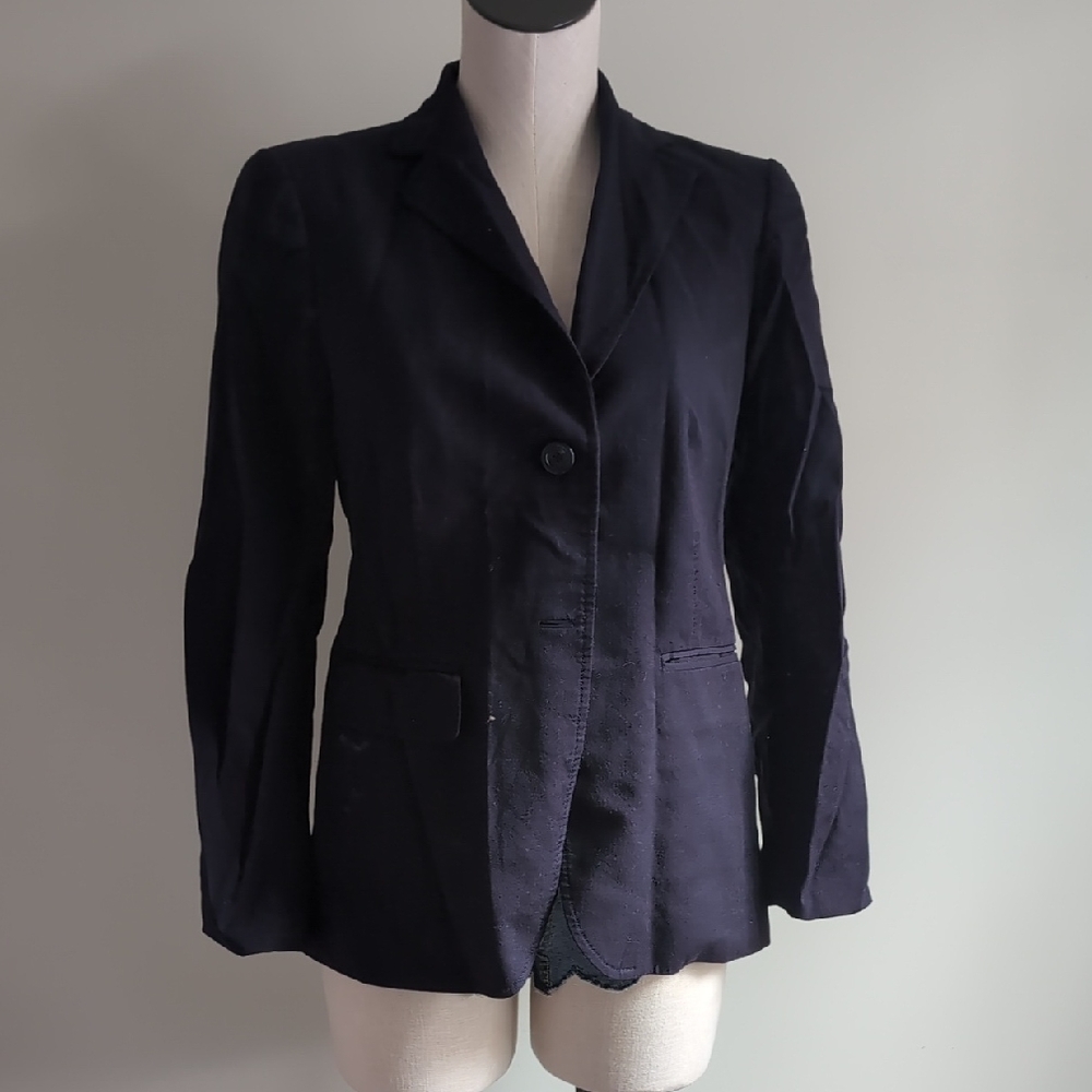 Lands' End Women's Dark Blue Blazer
